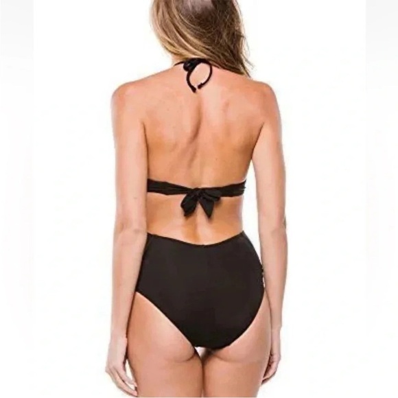Kenneth Cole Strappy Cutout Swimsuit Women's Minimal Sexy Resortwear Beach - Picture 2 of 12